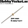Gängstång med trapetsgänga 8x8mm. Tr8x8.00 x 300mm