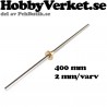 Gängstång med trapetsgänga 8x8mm. Tr2x8.00 x 400mm