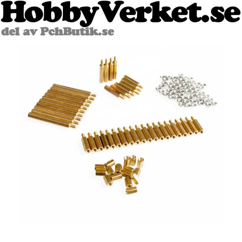 Kit M3. Skruv och distans kit för hobby robotbil