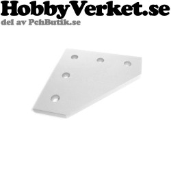 Vinkel aluminiumprofil 20-serie mm..