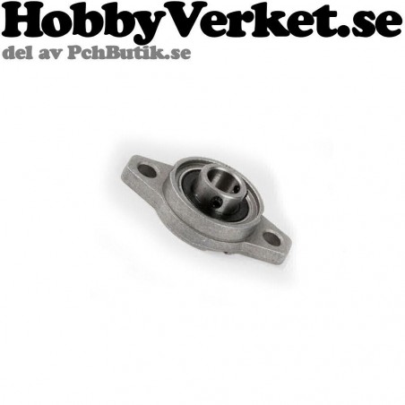 Kullager med hållare och stoppskruv mot 12mm axel i en enhet. MEK