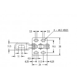 MTGATHER Fast GH13009 30kg 66.1lbs U Metal Clip Toggle Clamp