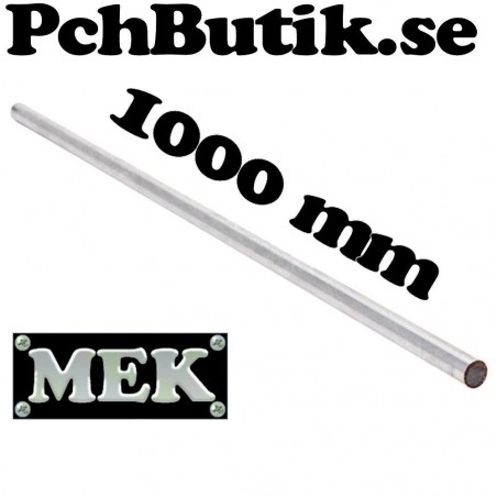 8 mm x 1000 mm optiskt riktad, kromad stålaxel. MEK