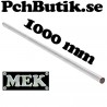 8 mm x 1000 mm optiskt riktad, kromad stålaxel. MEK