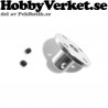 Axel-koppling med fläns, För 3.17 mm axel