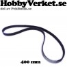 Fiberarmerad sluten kugg-rem GT-2, GT2-6mm. Längd 400 mm