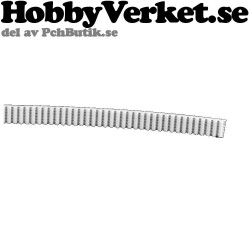 Kuggrem GT2 6mm bred Kugglängd: 2 mm (pitch) 1 Meter. 3DP MEK