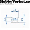 GT2-16 blank drev utan tänder. Blankdrev. MEK